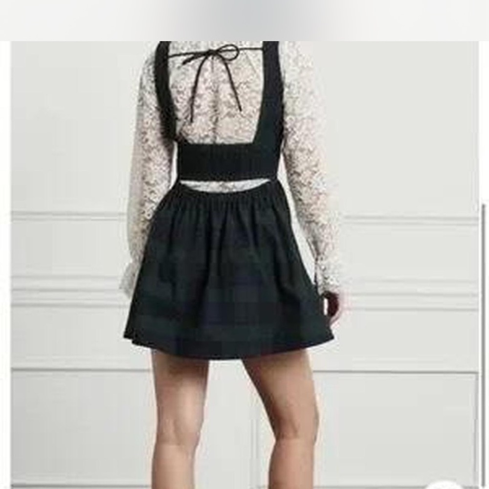 Hill House Green and Black Plaid Midi Dress - Picture 3 of 3